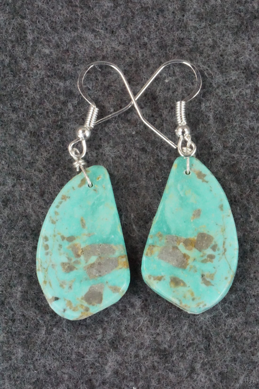 Turquoise & Sterling Silver Earrings - Tammy Nolcot