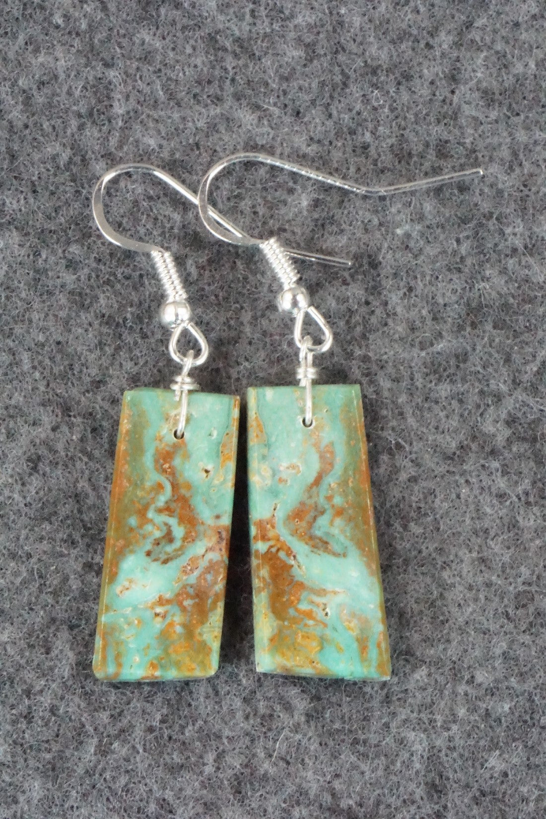 Turquoise & Sterling Silver Earrings - Tammy Nolcot