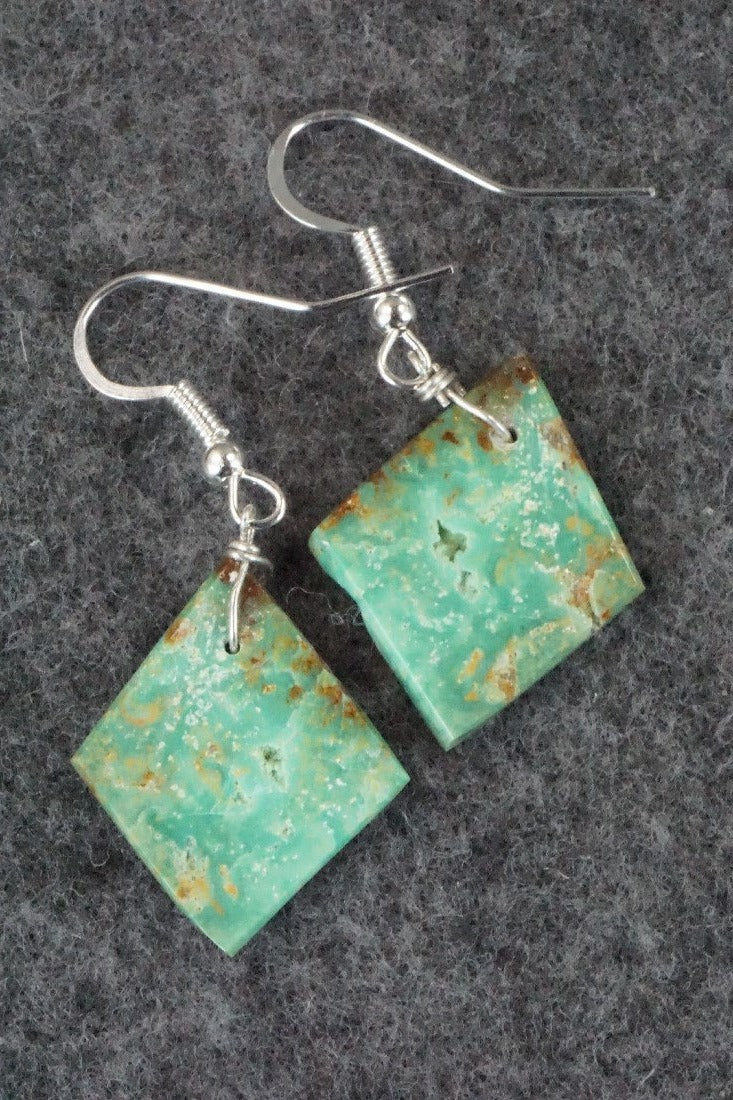 Turquoise & Sterling Silver Earrings - Tammy Nolcot