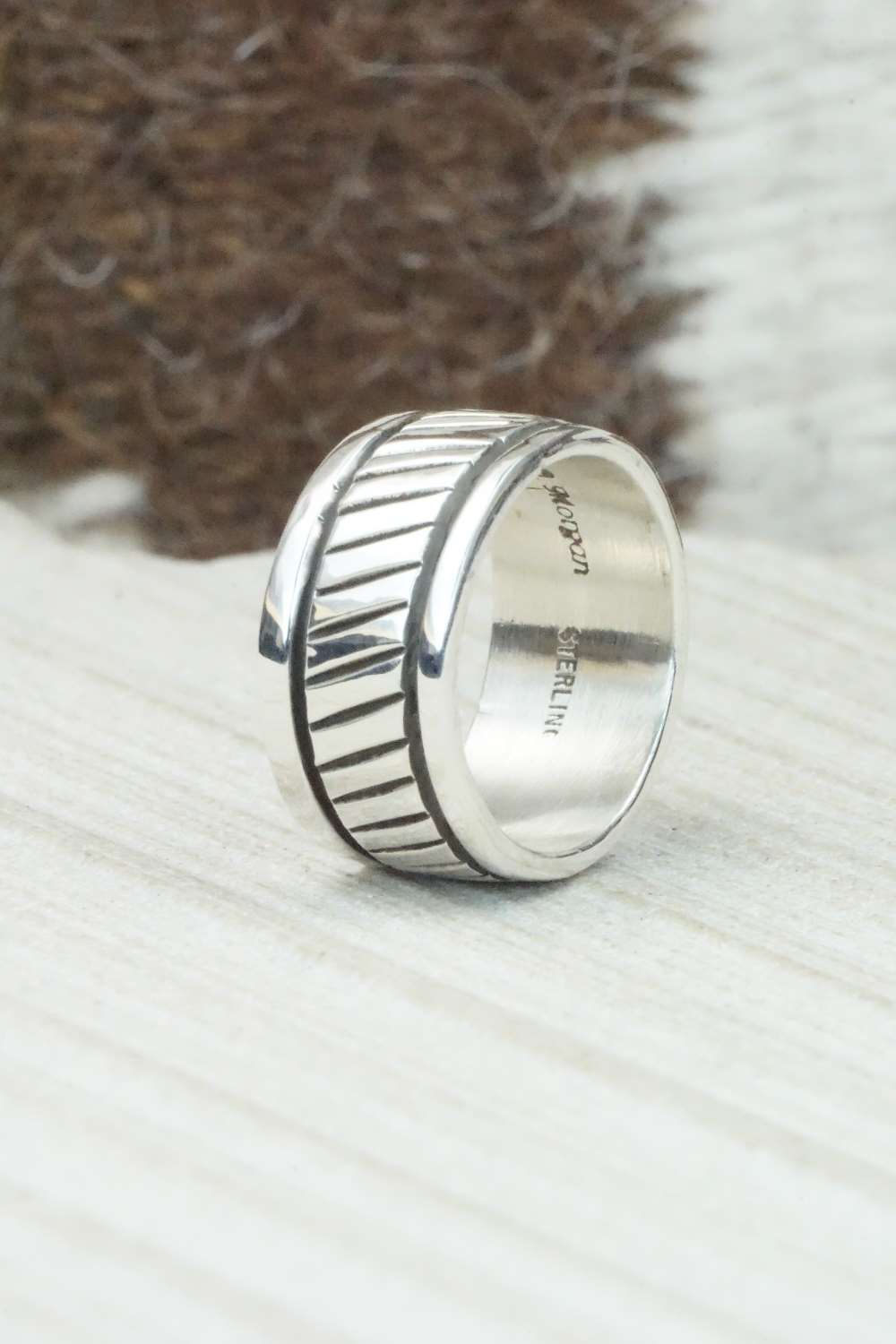 Sterling Silver Ring - Bruce Morgan - Size 5.75