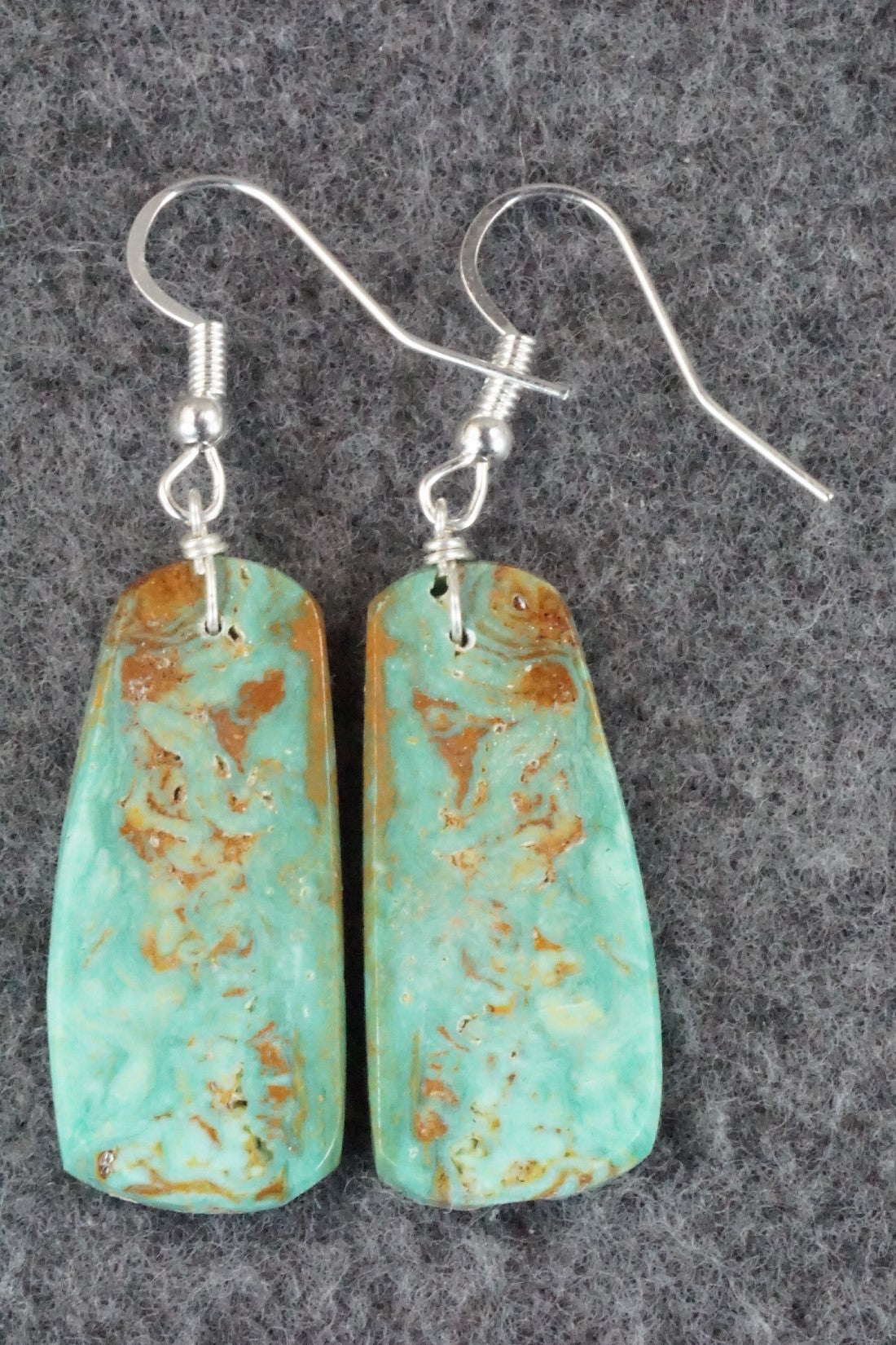 Turquoise & Sterling Silver Earrings - Tammy Nolcot