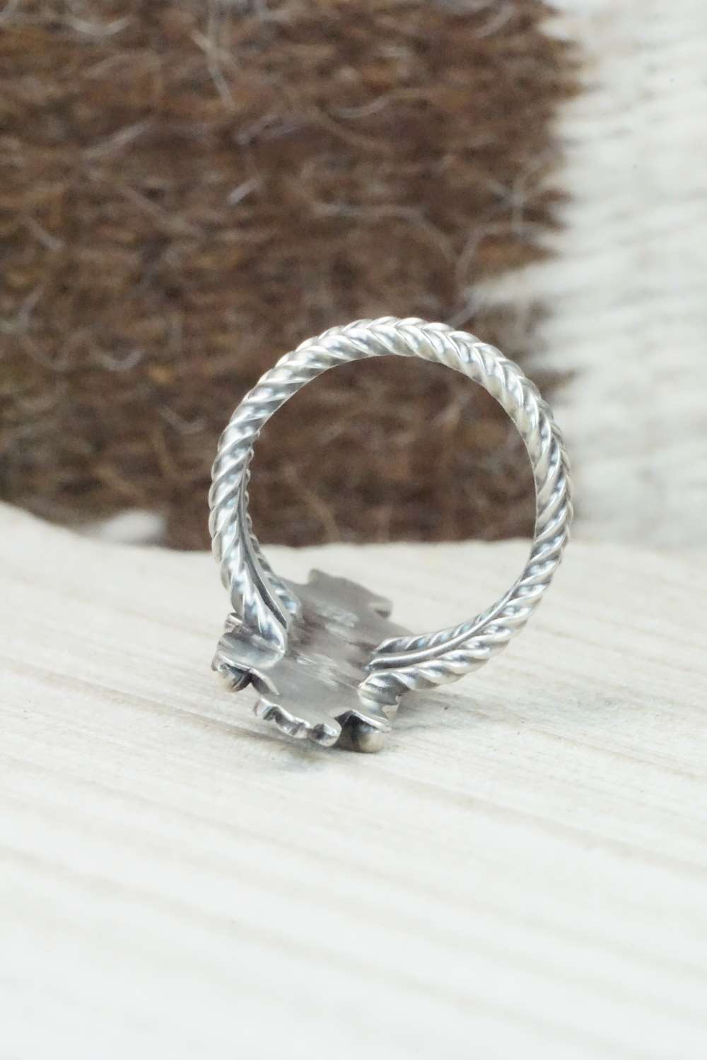 Sterling Silver Ring - Bobby Platero - Size 6.5