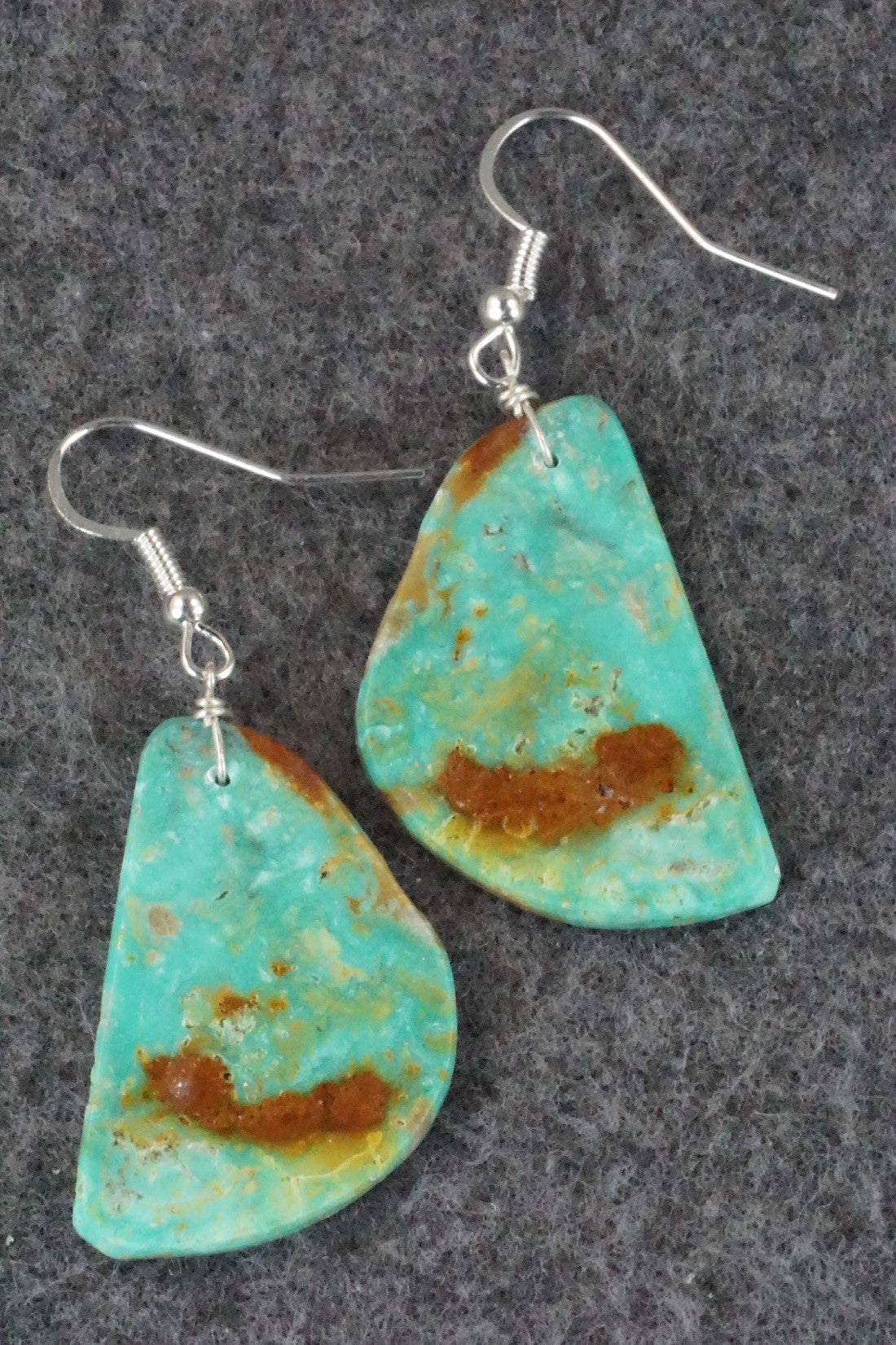 Turquoise & Sterling Silver Earrings - Tammy Nolcot