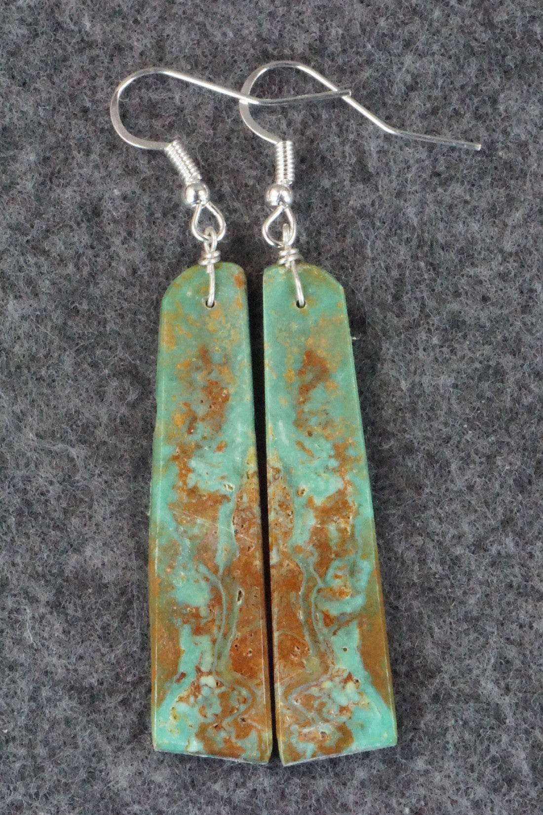 Turquoise & Sterling Silver Earrings - Tammy Nolcot