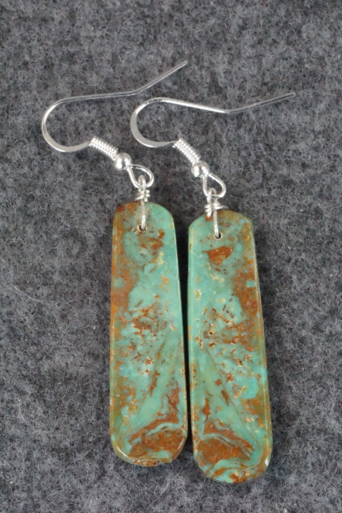 Turquoise & Sterling Silver Earrings - Tammy Nolcot
