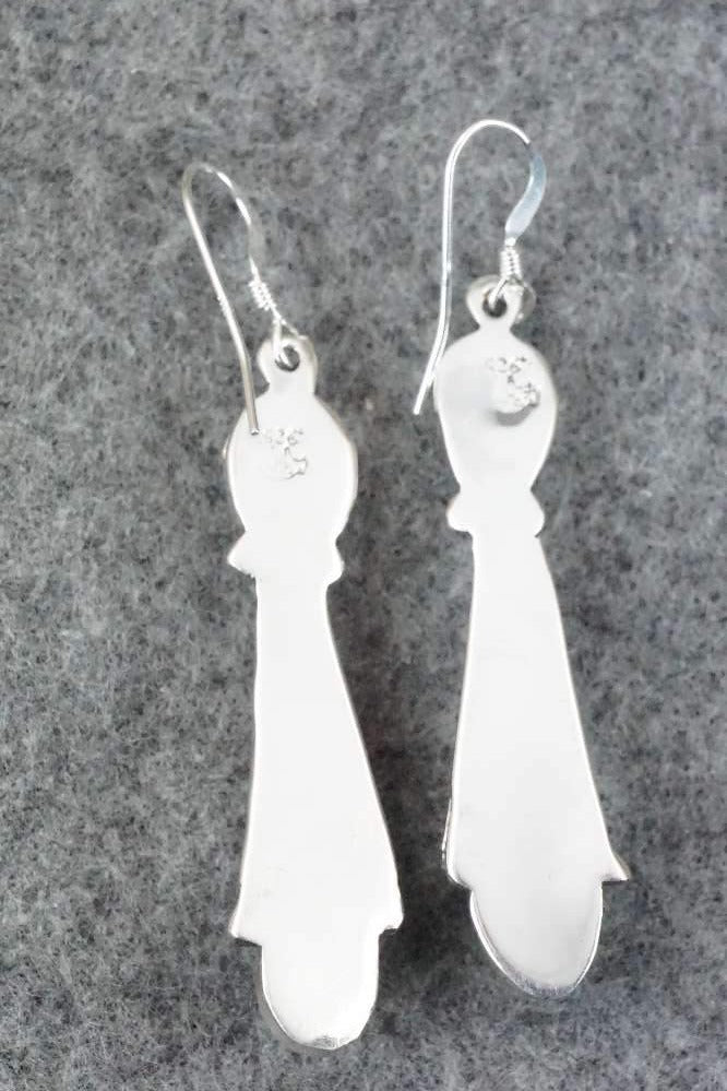 Turquoise & Sterling Silver Earrings - Roger Pino