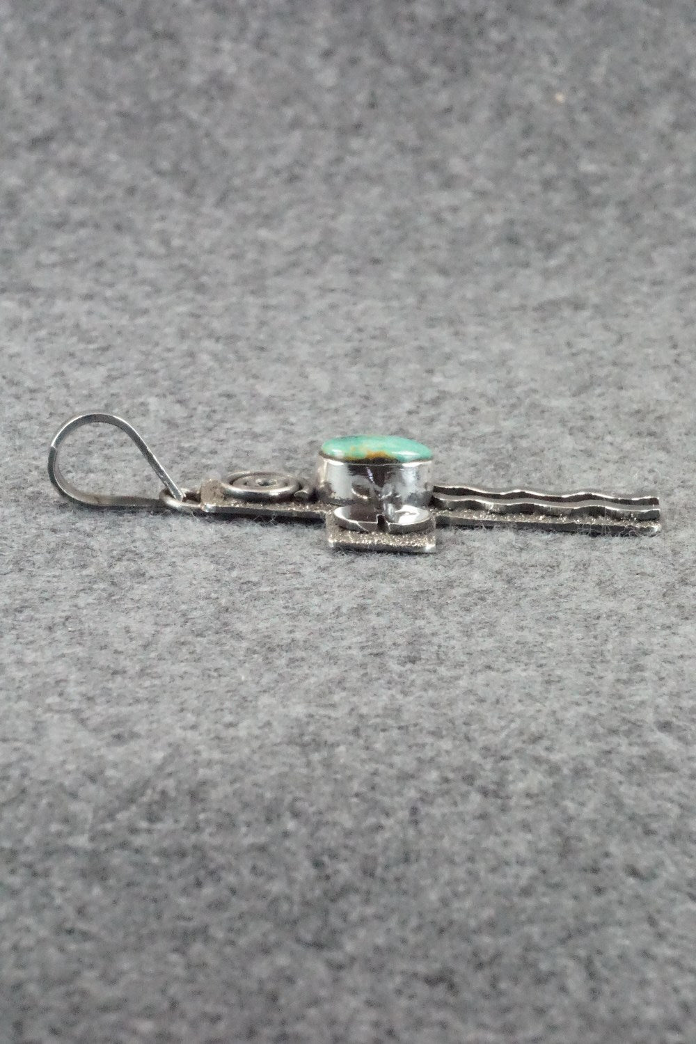 Turquoise & Sterling Silver Pendant - Alex Sanchez