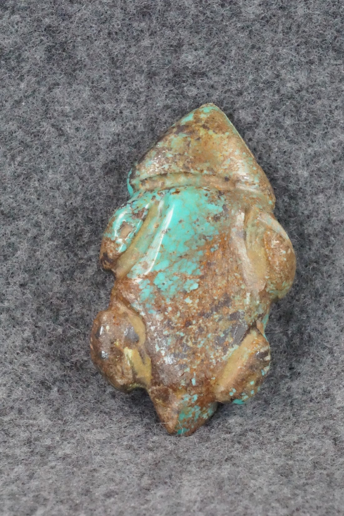 Horned Toad Zuni Fetish Carving - Justin Red Elk