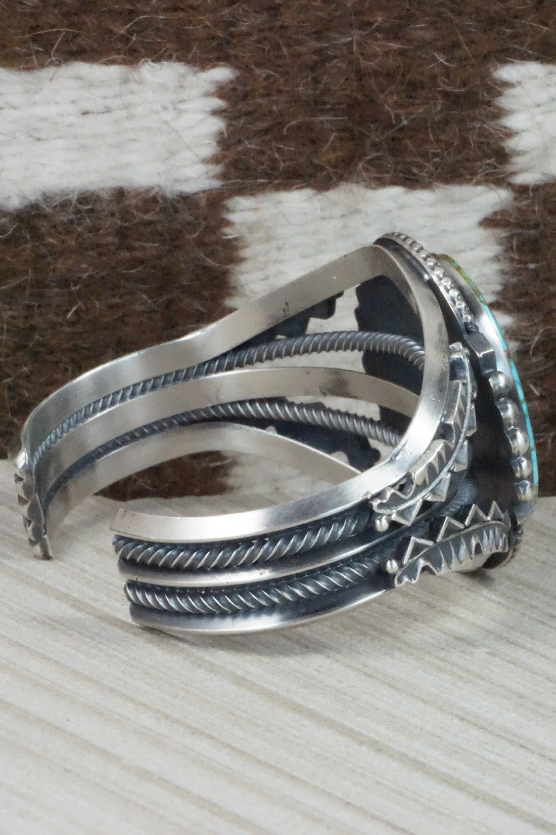 Turquoise & Sterling Silver Bracelet - Derrick Gordon