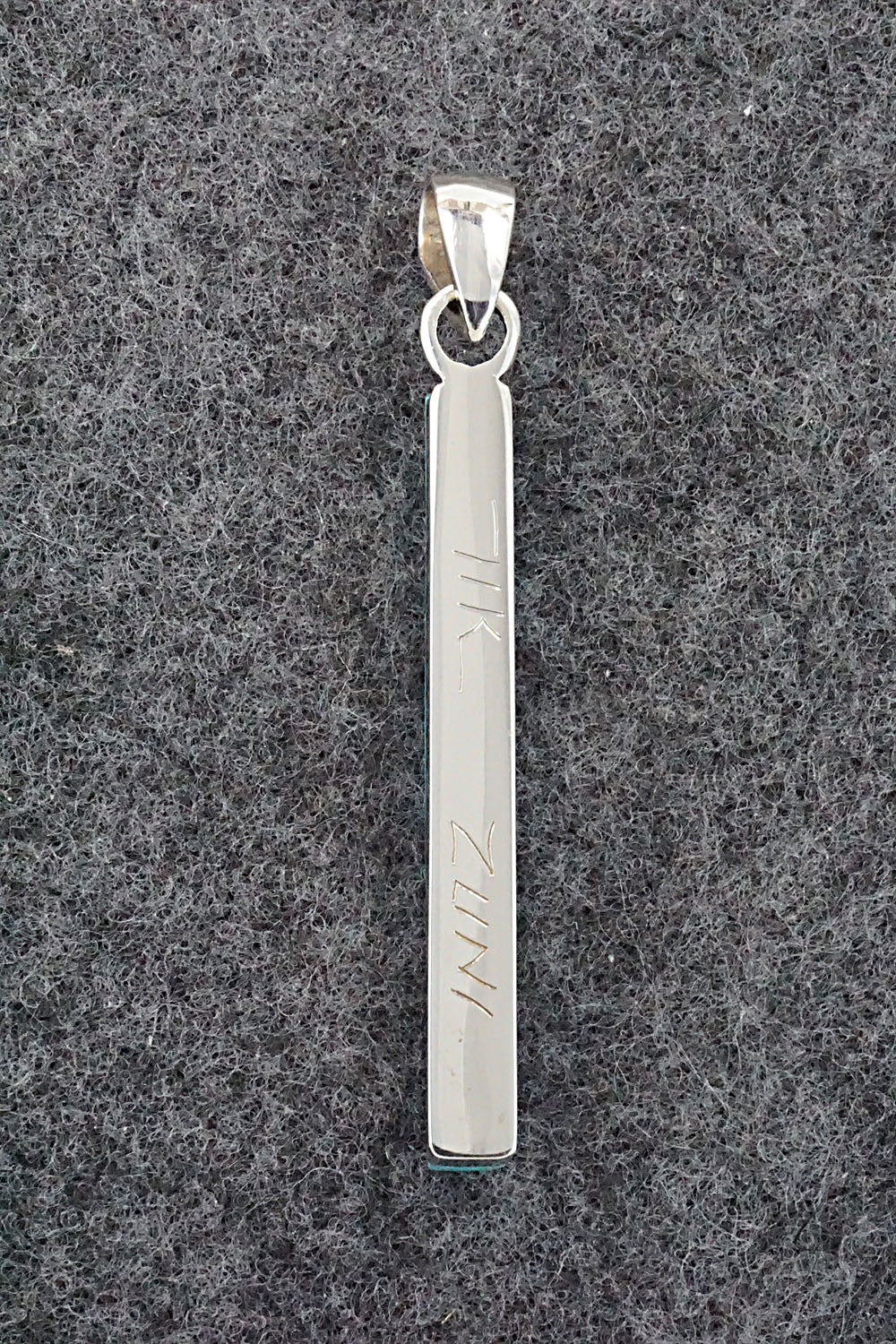 Turquoise & Sterling Silver Pendant - Madarrel Kallestewa