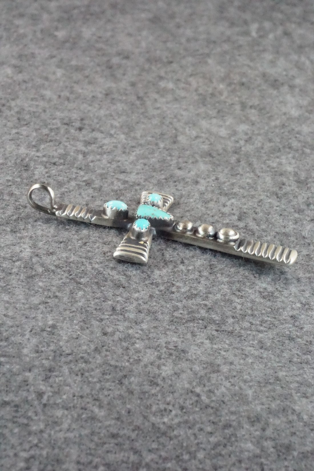 Turquoise & Sterling Silver Pendant - Savanna Morgan