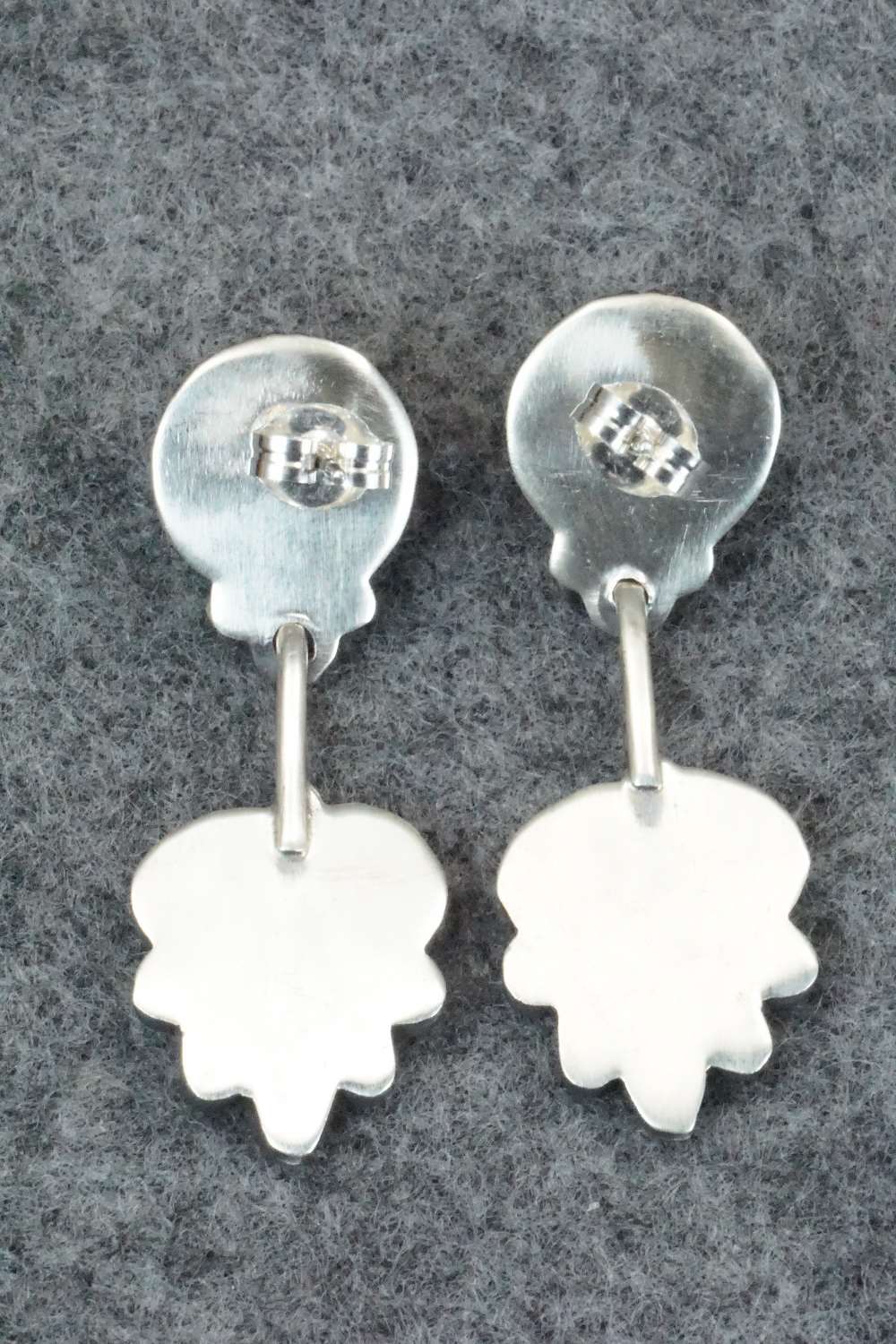 Spiny Oyster & Sterling Silver Earrings - Sharon McCarthy