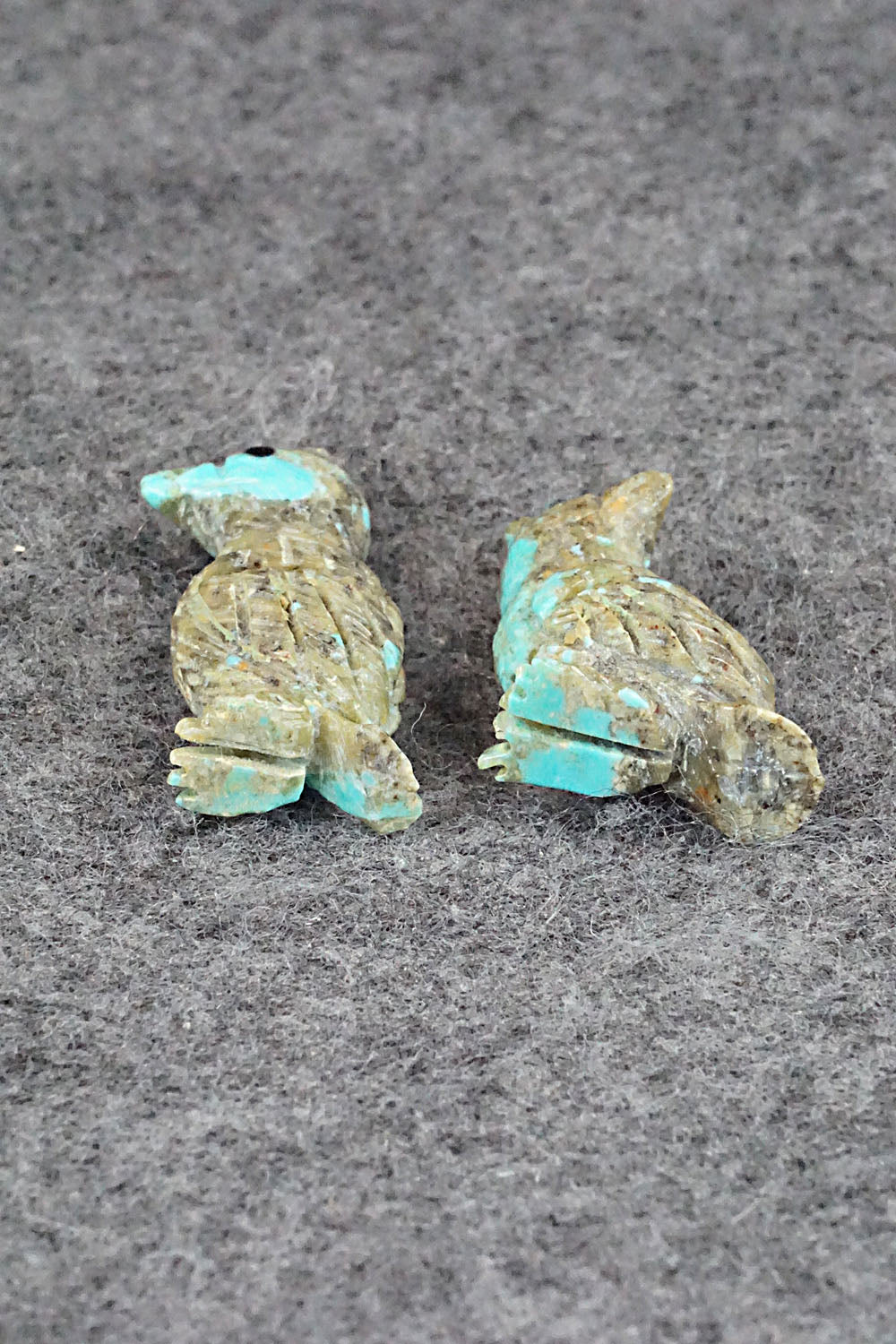 Quail Zuni Fetish Carvings - Jonas Hustito