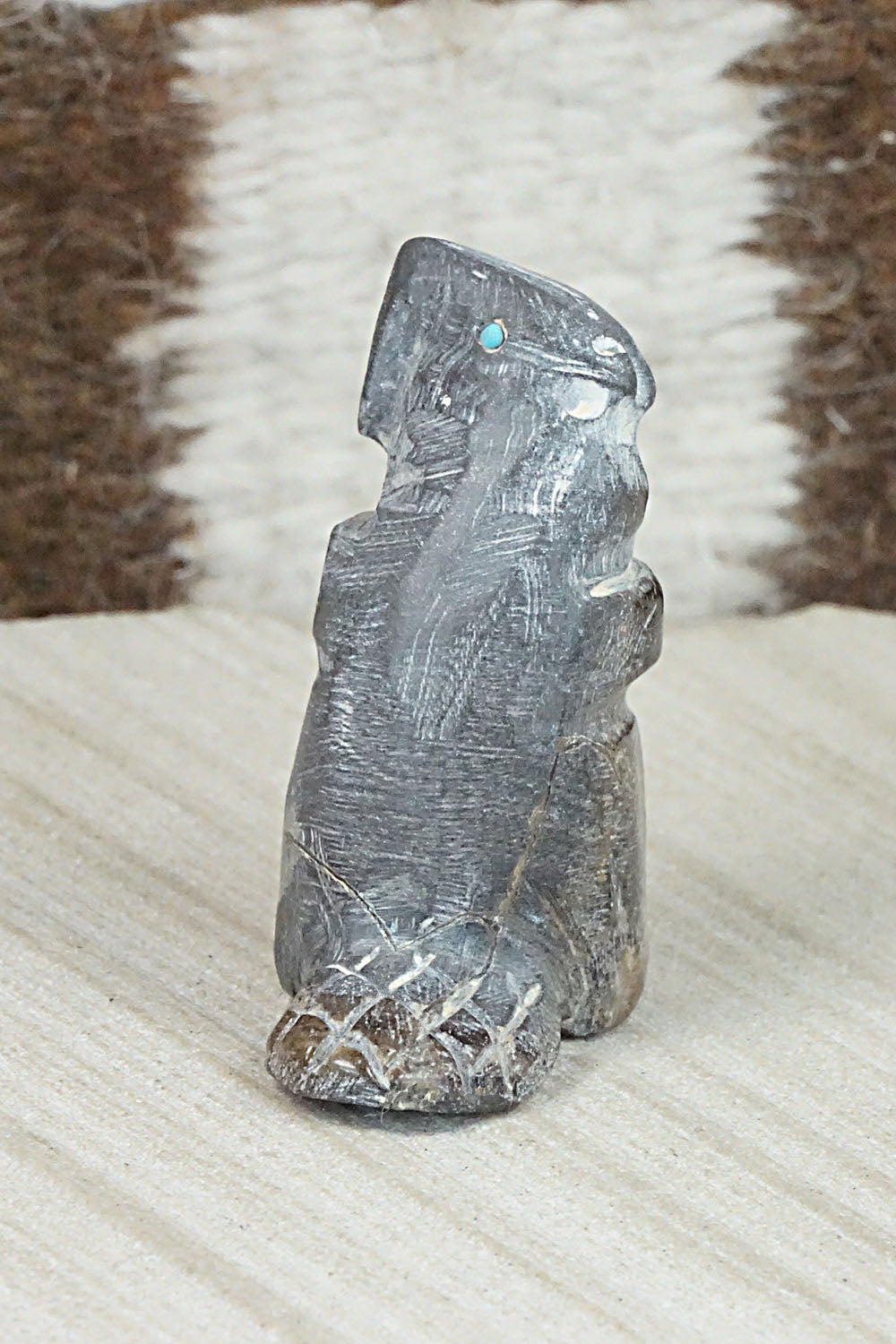 Beaver Zuni Fetish Carving - Jerrold Lahaleon