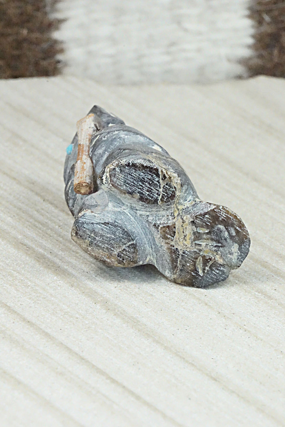 Beaver Zuni Fetish Carving - Jerrold Lahaleon