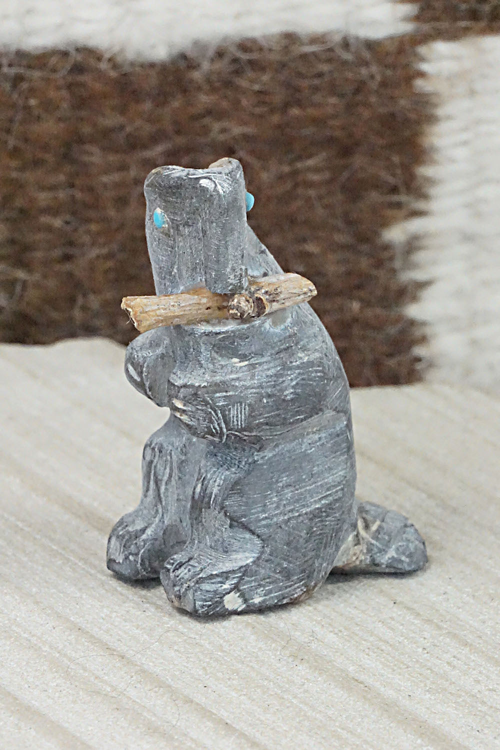 Beaver Zuni Fetish Carving - Jerrold Lahaleon