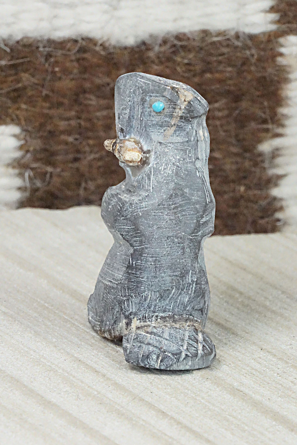 Beaver Zuni Fetish Carving - Jerrold Lahaleon