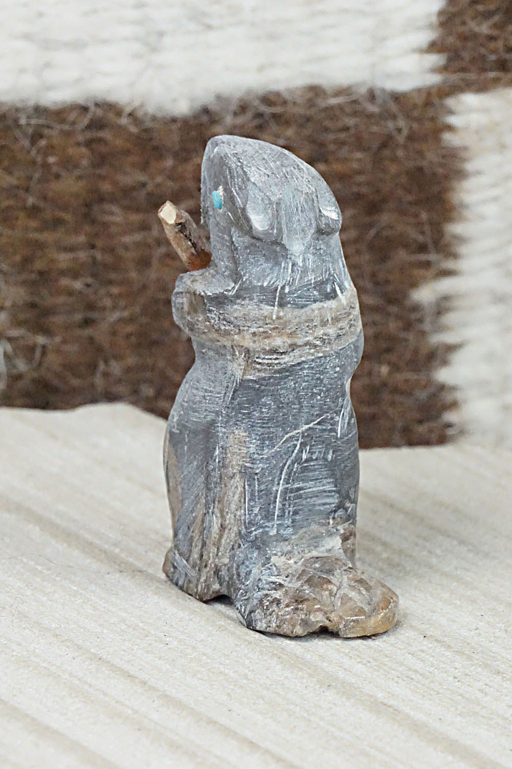 Beaver Zuni Fetish Carving - Jerrold Lahaleon