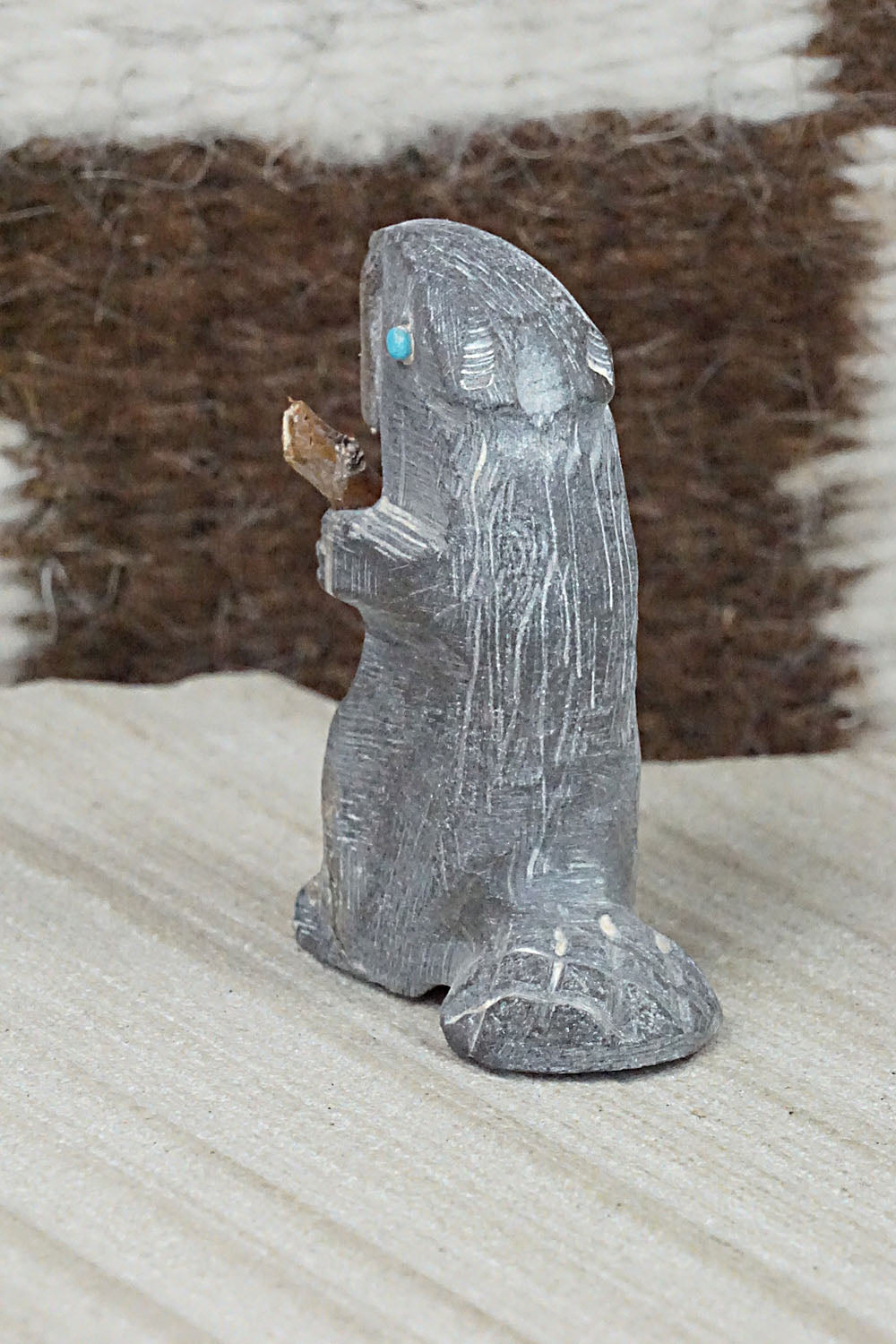 Beaver Zuni Fetish Carving - Jerrold Lahaleon