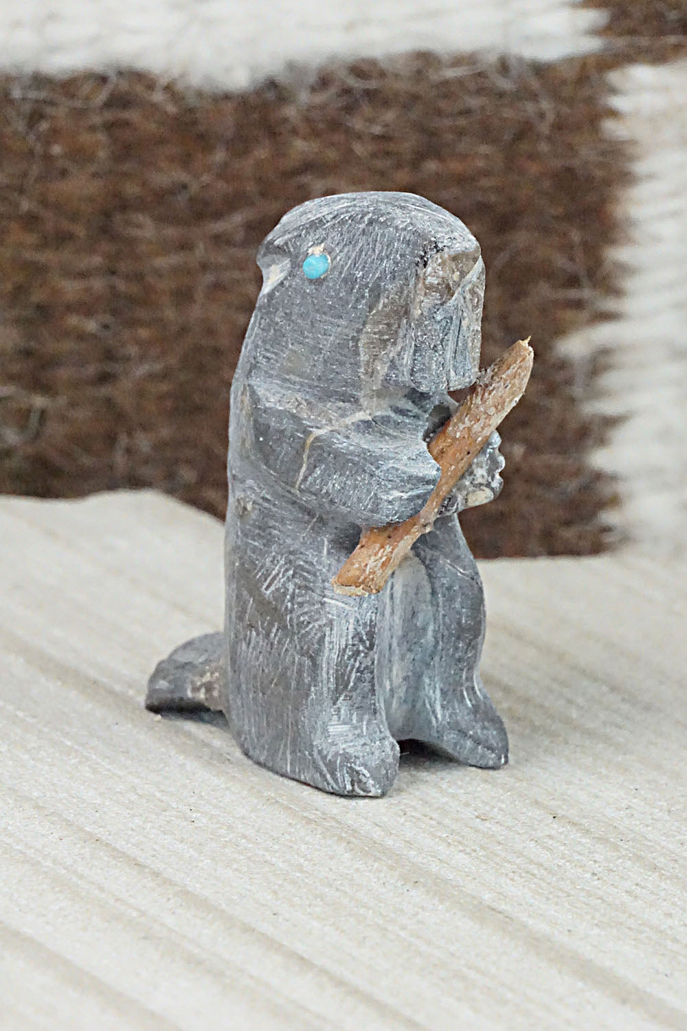 Beaver Zuni Fetish Carving - Jerrold Lahaleon