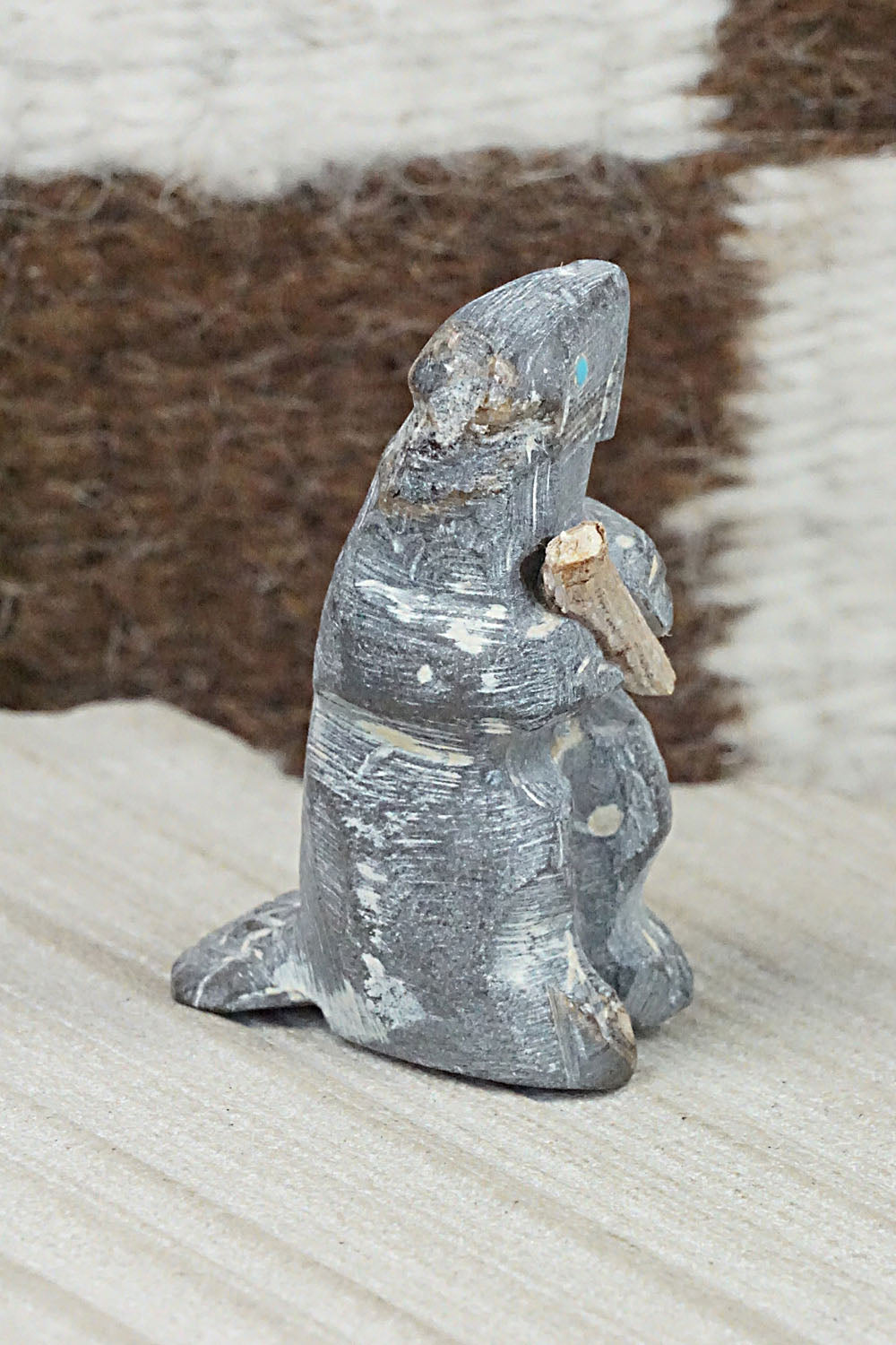 Beaver Zuni Fetish Carving - Jerrold Lahaleon