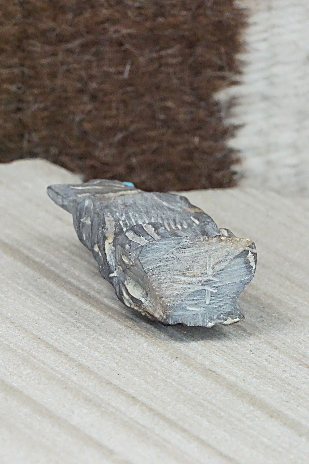 Eagle Zuni Fetish Carving - Jerrold Lahaleon