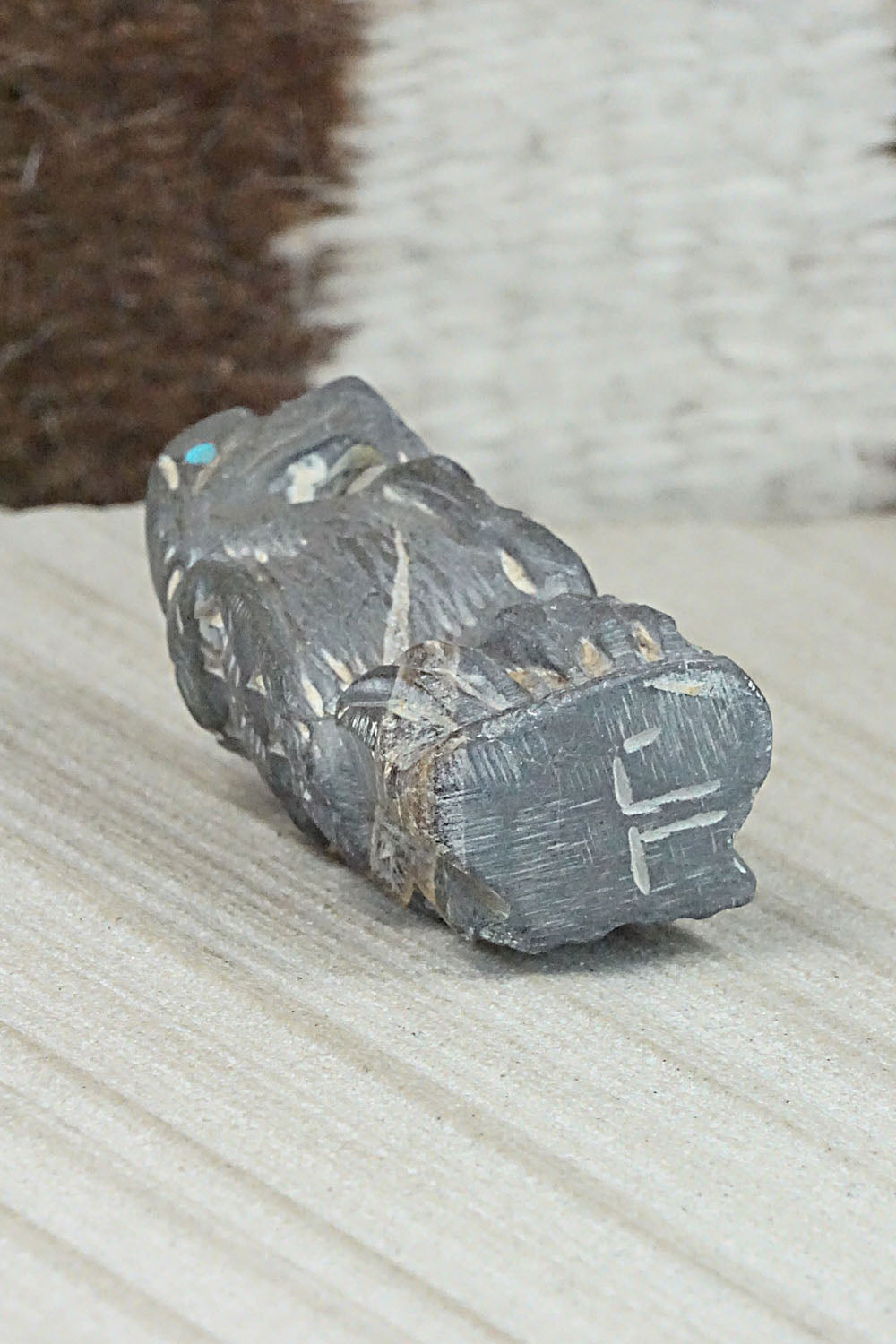 Eagle Zuni Fetish Carving - Jerrold Lahaleon