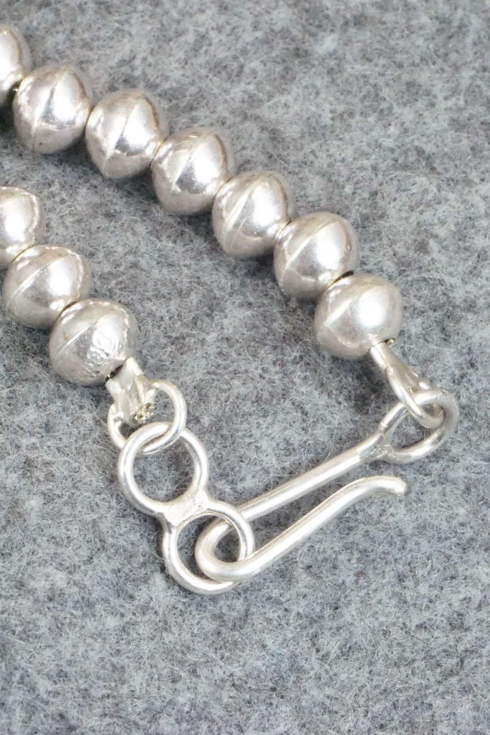 Sterling Silver Navajo Pearl Necklace - Tonisha Haley