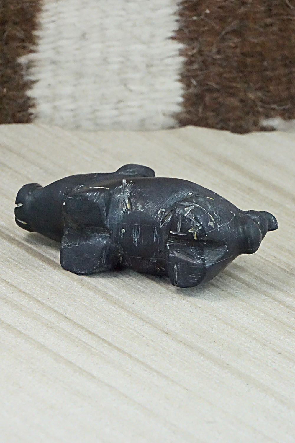 Hog Zuni Fetish Carving - Louise Ponchuella