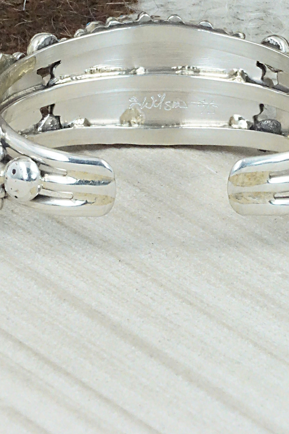 Turquoise & Sterling Silver Bracelet - Jaz Wilson