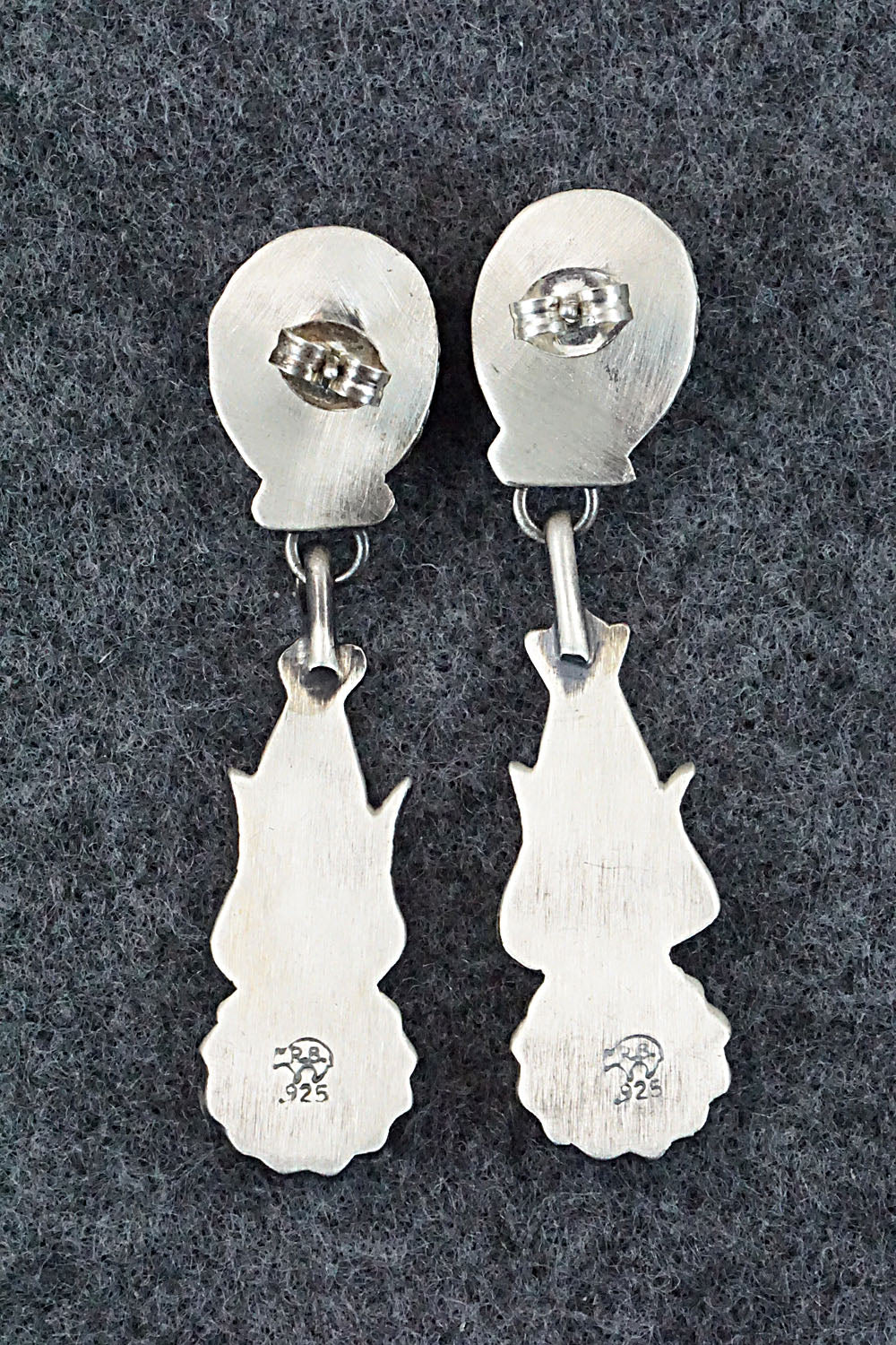 Turquoise & Sterling Silver Earrings - Annie Spencer