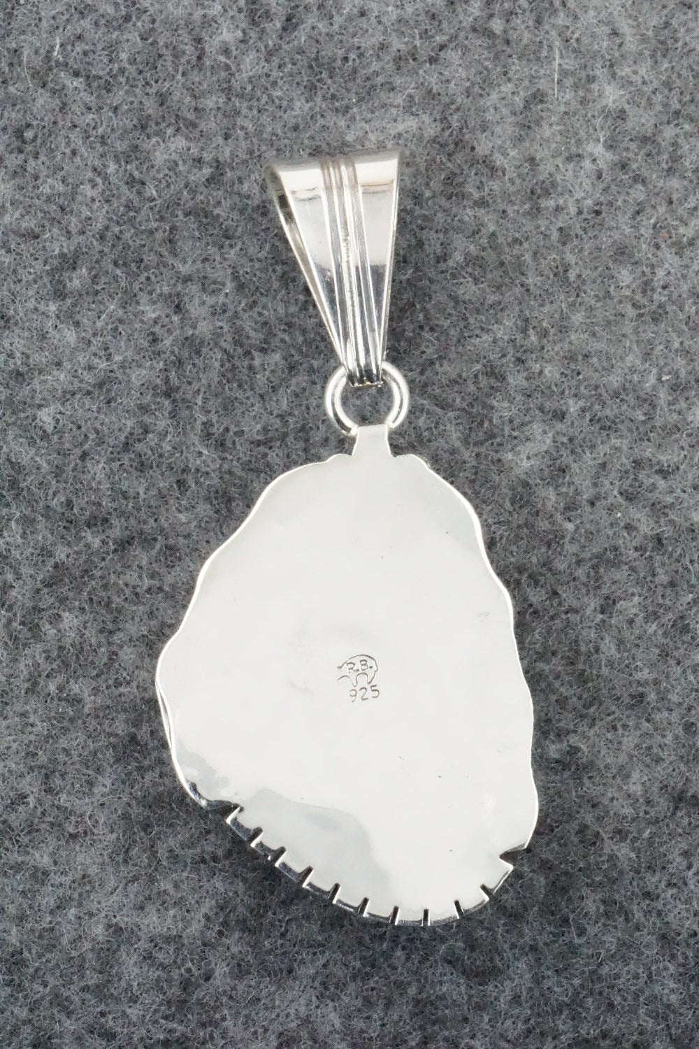 Turquoise & Sterling Silver Pendant - Samuel Yellowhair