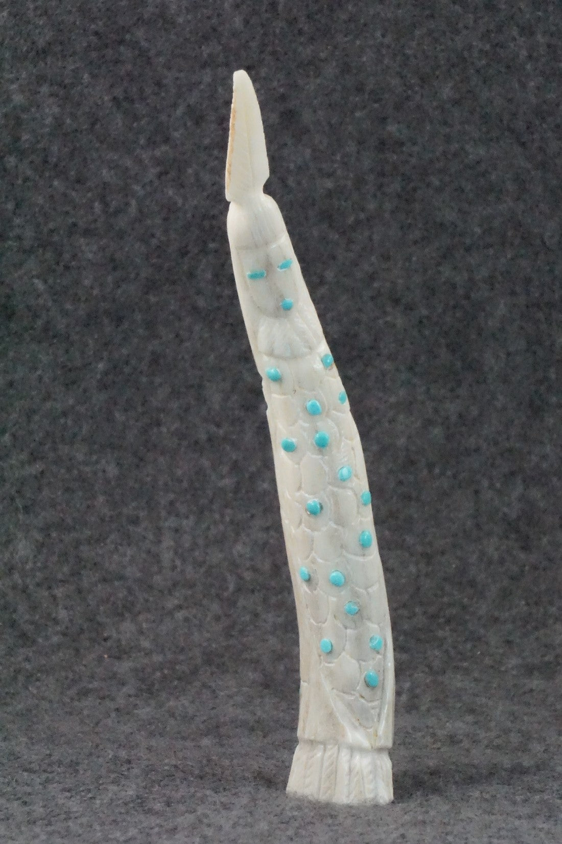 Corn Maiden Zuni Fetish Carving - Garrick Weeka
