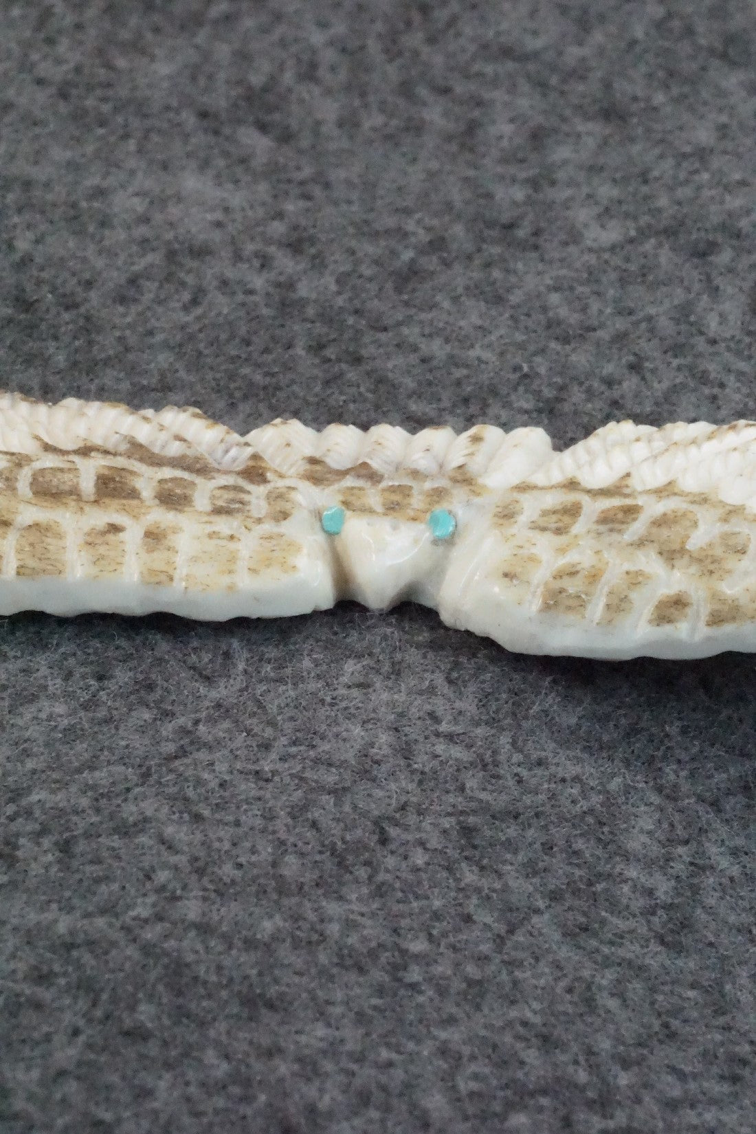 Eagle Zuni Fetish Carving and Pendant - Garrick Weeka