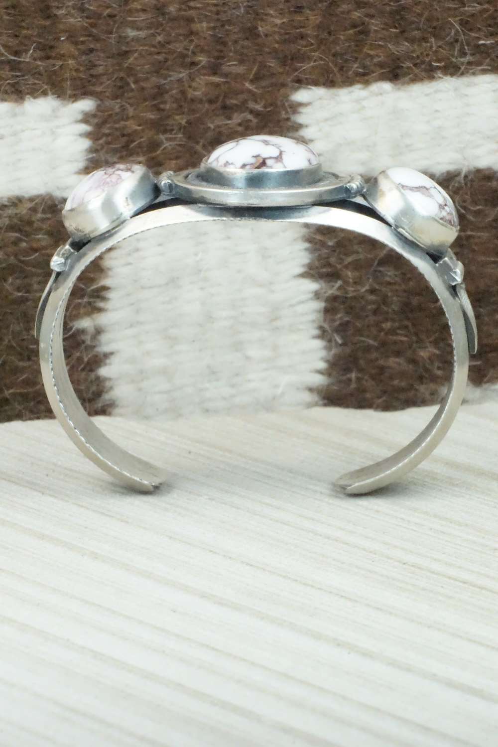 Wild Horse & Sterling Silver Bracelet - Tom Lewis