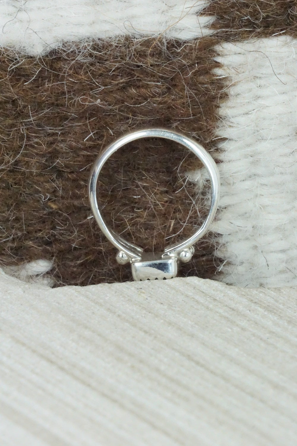 Turquoise & Sterling Silver Ring - Alice Rose Saunders - Size 7