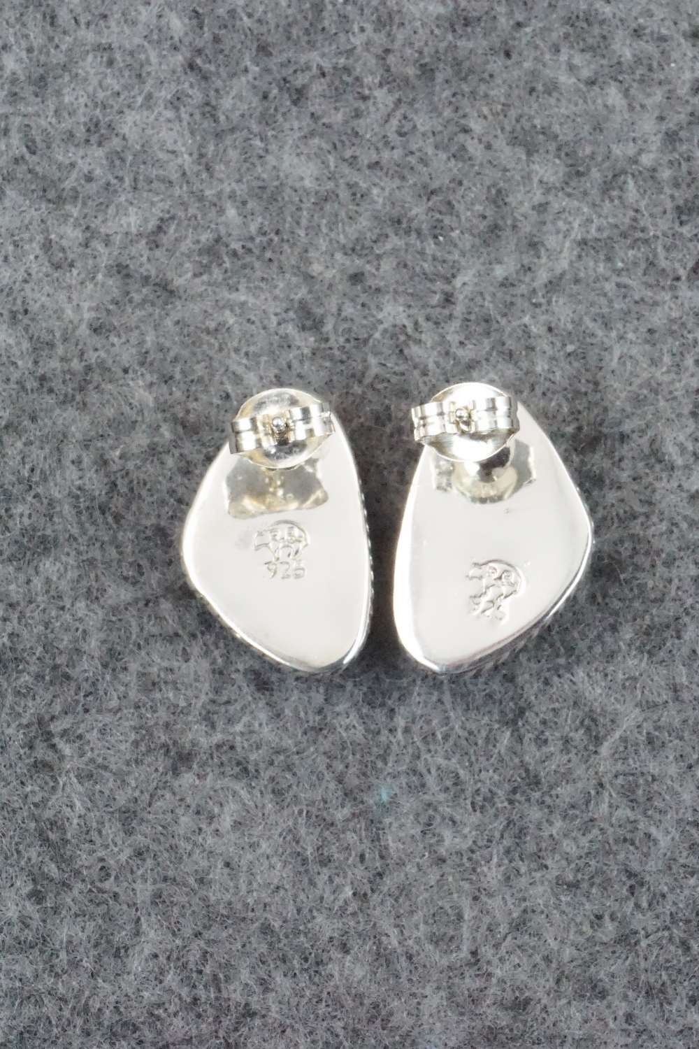 Spiny Oyster & Sterling Silver Earrings - Judy Largo
