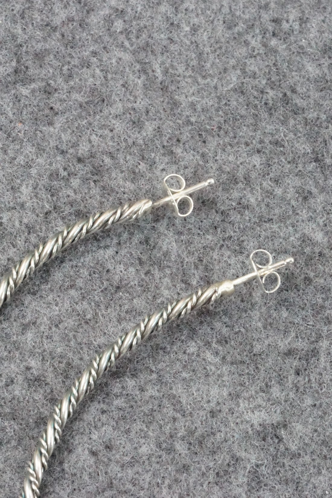 Sterling Silver Hoop Earrings - Nashina Leonard