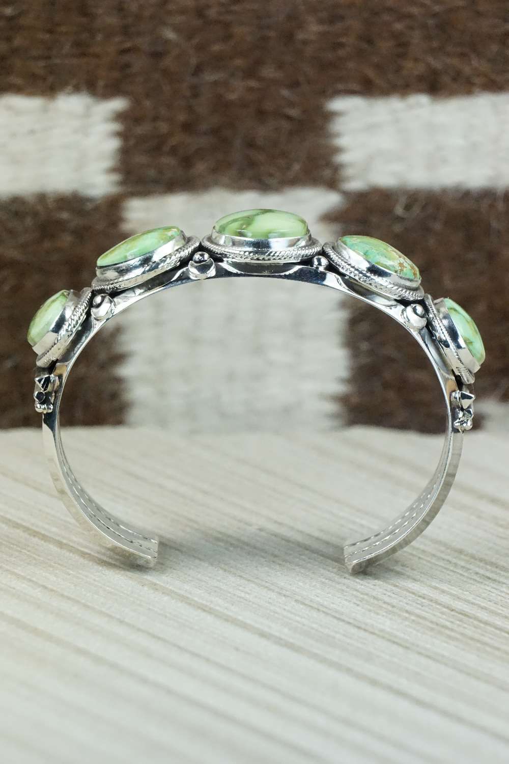 Turquoise & Sterling Silver Bracelet - Derrick Gordon
