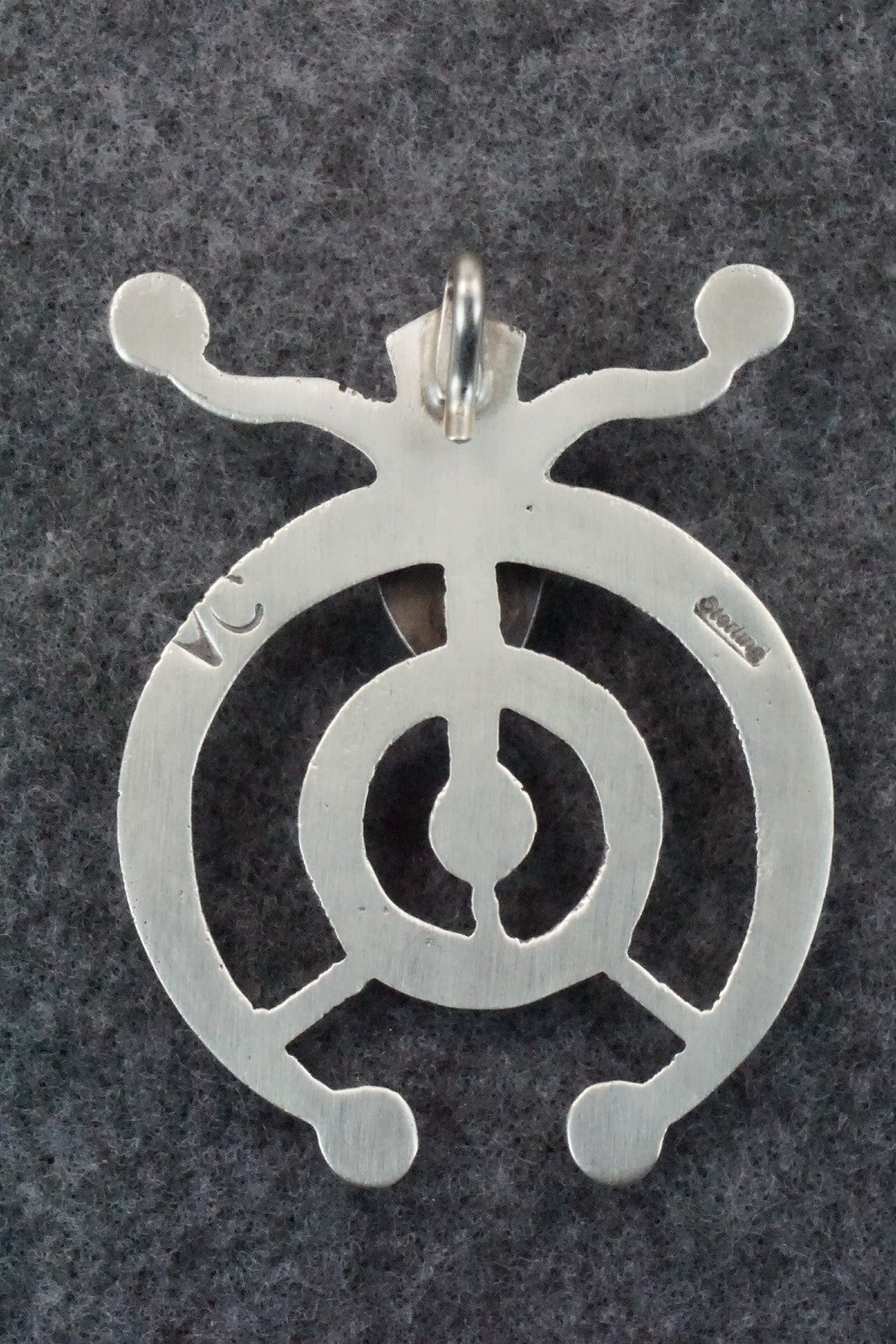 Turquoise and Sterling Silver Pendant - V. Cayatineto