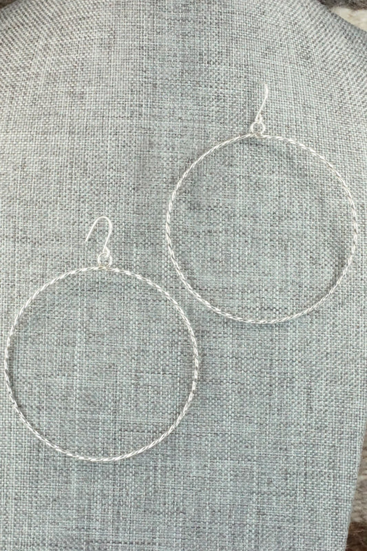 Sterling Silver Earrings - Caroline Tsosie