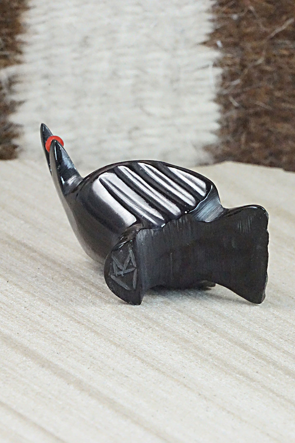 Crow Zuni Fetish Carving - Calvert Bowannie