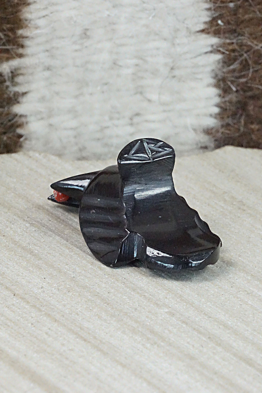 Crow Zuni Fetish Carving - Calvert Bowannie