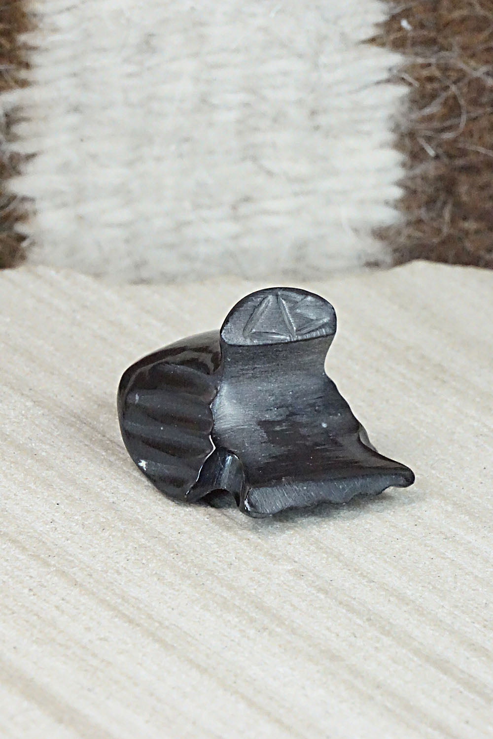 Crow Zuni Fetish Carving - Calvert Bowannie