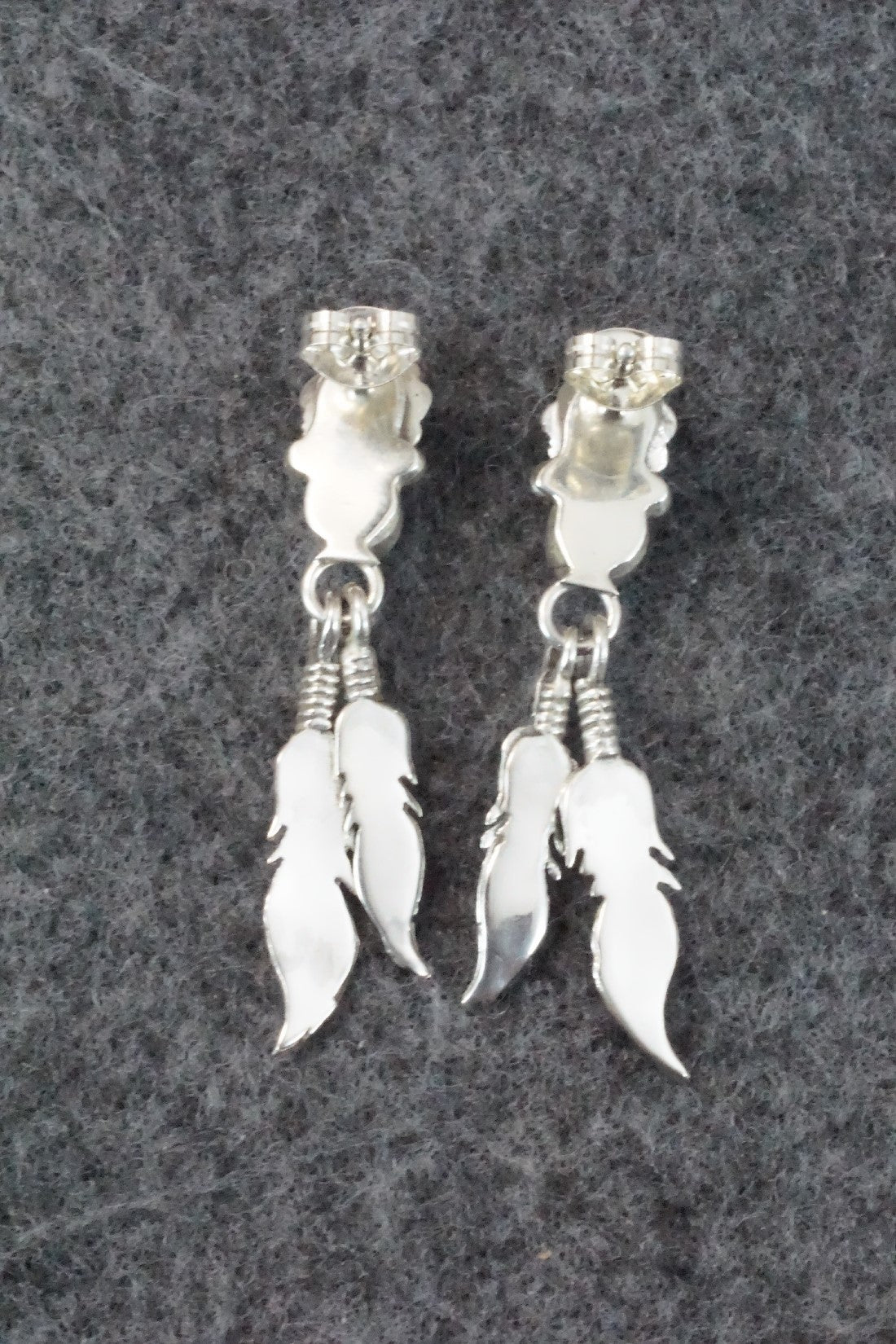 Turquoise & Sterling Silver Earrings - Janice Largo