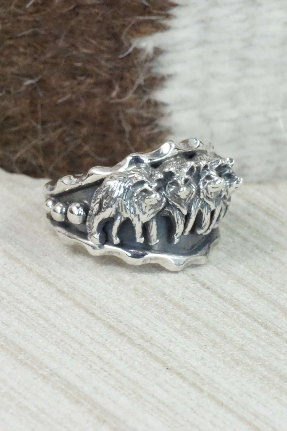 Sterling Silver Ring - Genevieve Francisco - Size 11.5