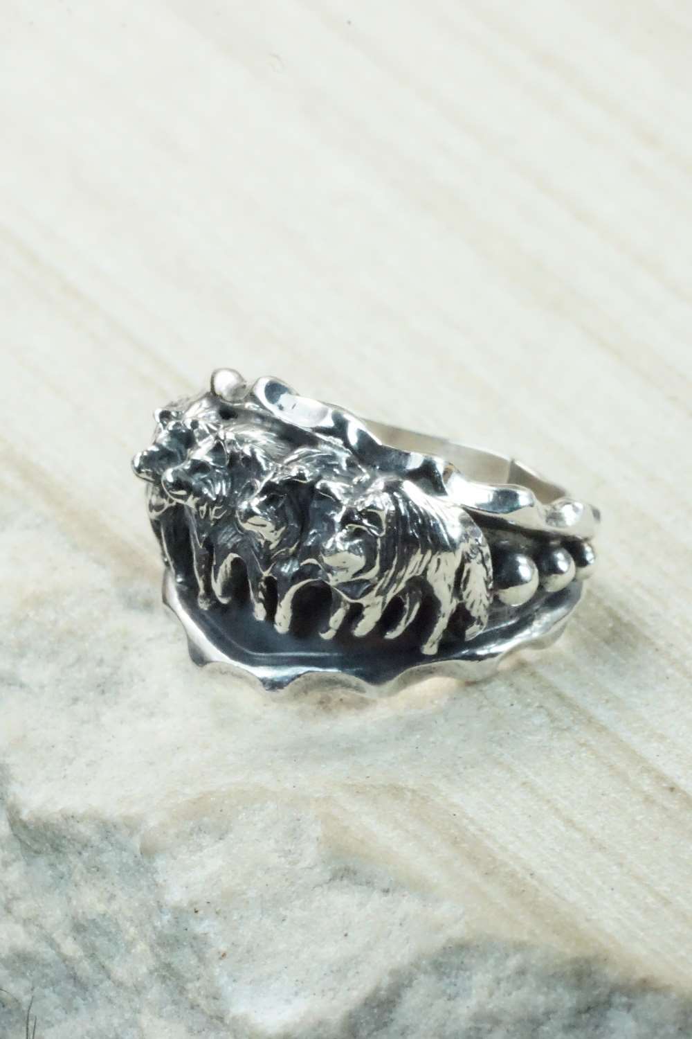 Sterling Silver Ring - Genevieve Francisco - Size 13