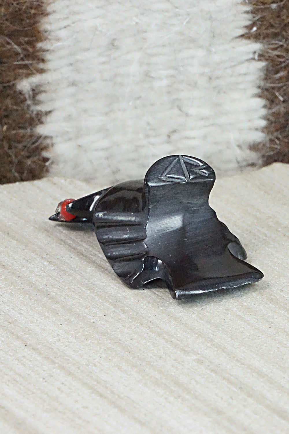 Crow Zuni Fetish Carving - Calvert Bowannie