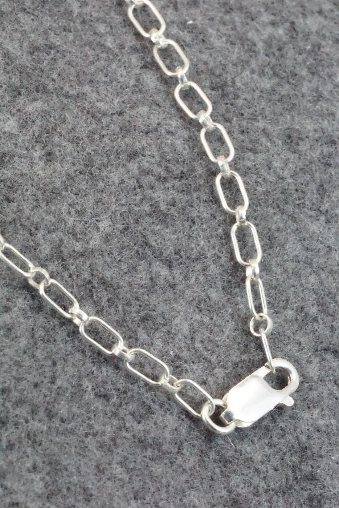 Turquoise & Sterling Silver Necklace - Loretta Delgarito