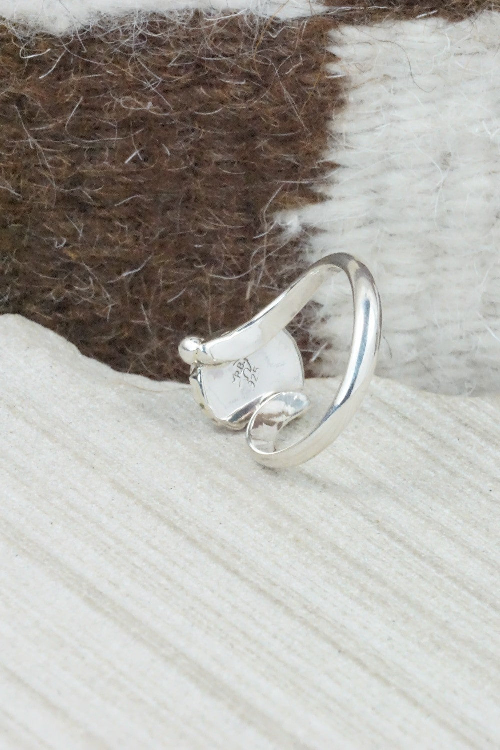 Turquoise & Sterling Silver Ring - Roberta Begay - Size 7